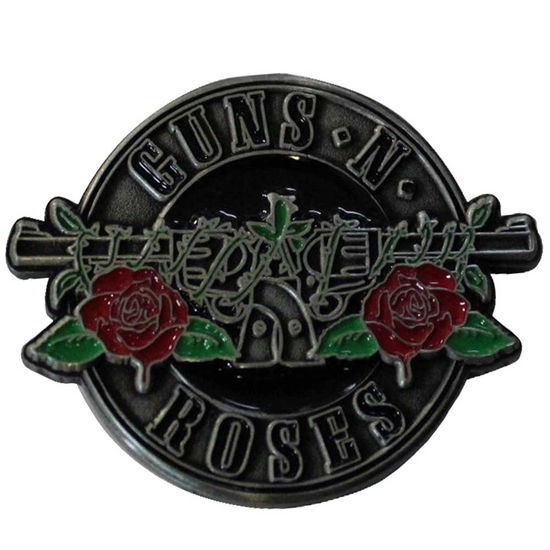 Guns N' Roses Pin Badge: Silver Circle Logo - Guns N Roses - Merchandise -  - 5056737240580 - 