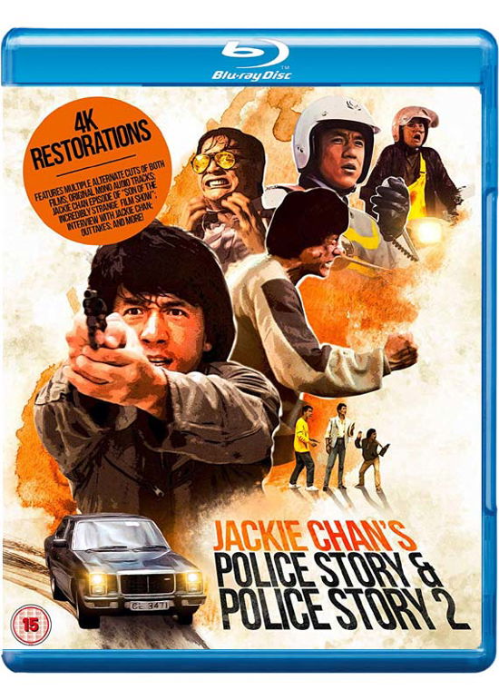 Cover for Jackie Chan · Jackie Chan's Police Story &amp; Police Story 2 (Blu-Ray) (2019)