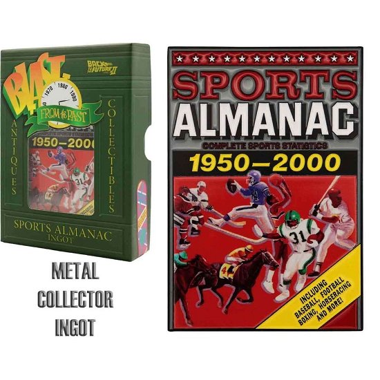 Zurück in die Zukunft Metallbarren Sport Almanac L - Fanattik - Merchandise -  - 5060948292580 - 20. januar 2024