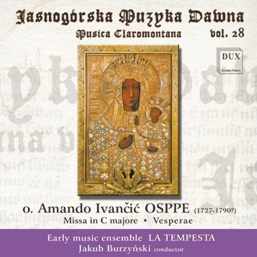 Cover for Osppe / La Tempesta / Burzynski · Musica Claromontana 28 (CD) (2008)