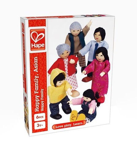 Hape Poppenhuis Familie Aziatisch - Hape - Gadżety - Hape - 6943478004580 - 