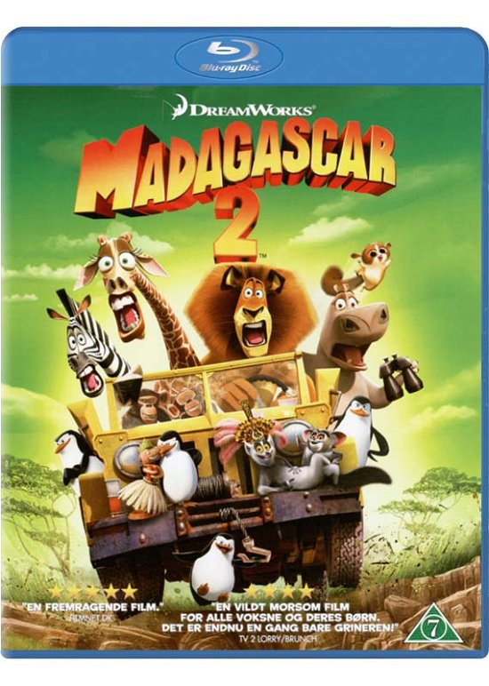 Cover for Madagascar 2 · Madagascar: Escape 2 Africa (Blu-ray) (2009)