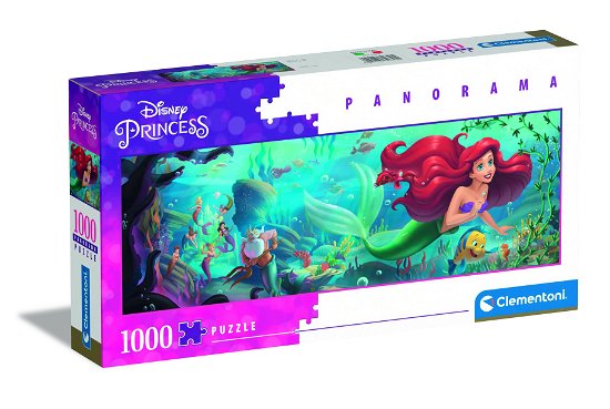 Cover for Clementoni · Puslespil Panorama Disney den lille havfrue, 1000 brikker (Jigsaw Puzzle) (2023)