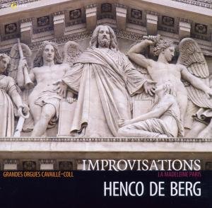Cover for Henco De Berg · Improvisations La Madeleine Paris (CD) (2024)