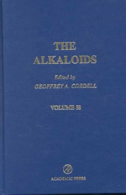 Cover for Geoffrey a Cordell · The Alkaloids - The Alkaloids (Inbunden Bok) (2002)