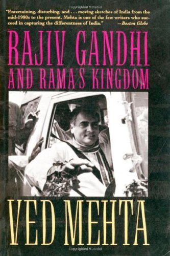 Cover for Ved Mehta · Rajiv Gandhi and Rama's Kingdom (Paperback Book) (1996)