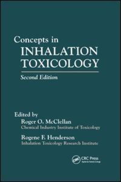 Cover for Roger O. McClellan · Concepts In Inhalation Toxicology (Paperback Book) (2019)