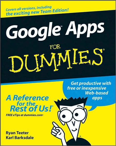 Cover for Ryan Teeter · Google Apps For Dummies (Paperback Book) (2008)