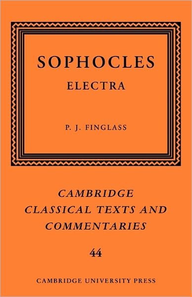Cover for Sophocles · Sophocles: Electra - Cambridge Classical Texts and Commentaries (Taschenbuch) (2011)