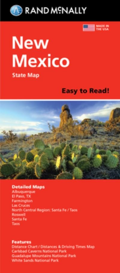 Cover for Rand McNally · Rand McNally Easy to Read Folded Map: New Mexico State Map (Landkarten) (2021)