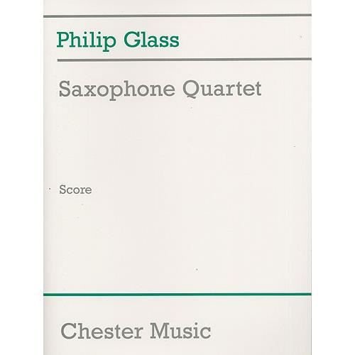 Cover for Philip Glass · Philip Glass: Saxophone Quartet (Score) (Music Sales America) (Pocketbok) (2004)