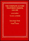 Cover for James Robert Parish · The Complete Actors' Television Credits, 1948-1988: Actresses - The Complete Actors' Television Credits, 1948-1988 (Innbunden bok) [Second edition] (1995)