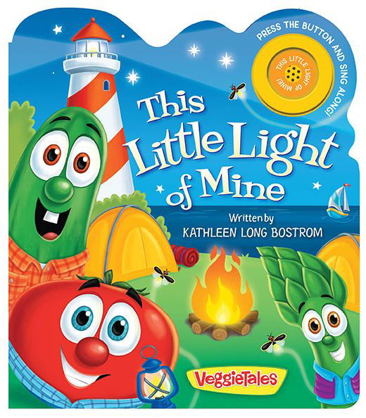 Cover for Kathleen Long Bostrom · This Little Light of Mine - VeggieTales (Board book) (2015)