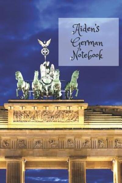 Cover for Wj Journals · Aiden's German Notebook (Paperback Book) (2019)