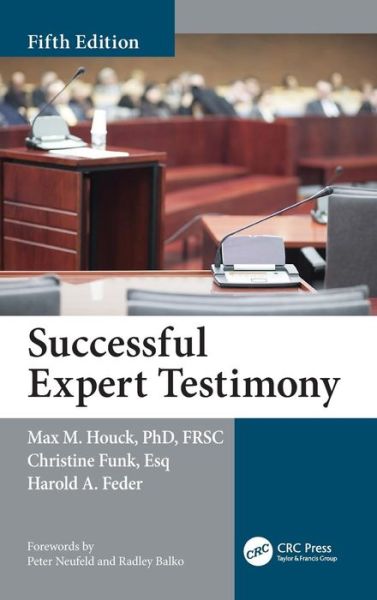 Cover for Max M. Houck · Successful Expert Testimony (Hardcover Book) (2018)