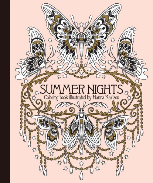 Cover for Hanna Karlzon · Summer Nights Coloring Book (Innbunden bok) (2016)