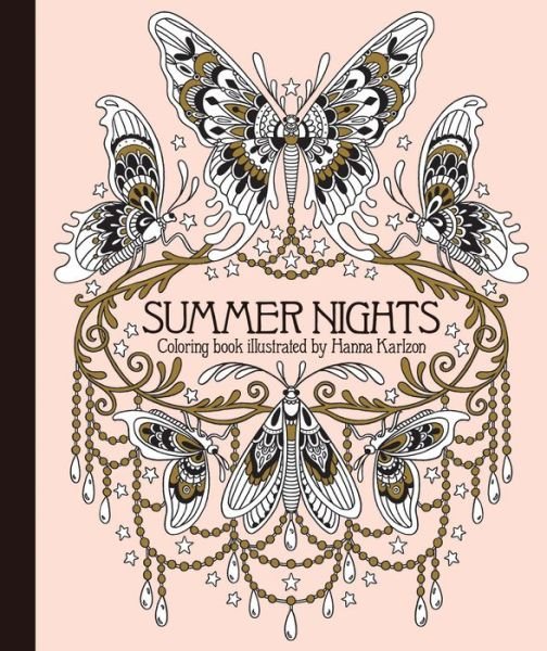 Cover for Hanna Karlzon · Summer Nights Coloring Book (Hardcover bog) (2016)