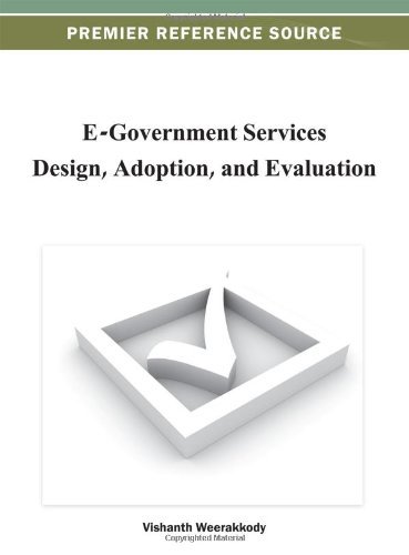 Cover for Vishanth Weerakkody · E-government Services Design, Adoption, and Evaluation (Hardcover Book) (2012)