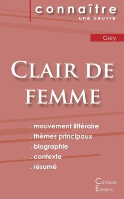 Cover for Romain Gary · Fiche de lecture Clair de femme de Romain Gary (Paperback Book) (2022)