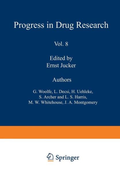 Cover for Jucker · Fortschritte der Arzneimittelforschung / Progress in Drug Research / Progres des recherches pharmaceutiques - Progress in Drug Research (Paperback Book) [Softcover reprint of the original 1st ed. 1965 edition] (2012)