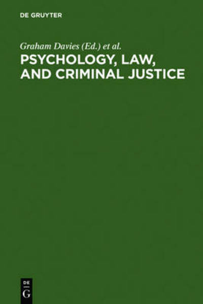 Cover for Graham Davies · Psychology,Law,and Criminal Justice (Book) (1995)