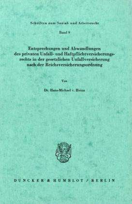 Cover for Heinz · Entsprechungen und Abwandlungen d (Buch) (1973)