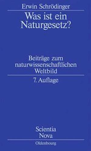 Cover for Erwin Schrödinger · Was ist ein Naturgesetz? (Paperback Bog) (2012)