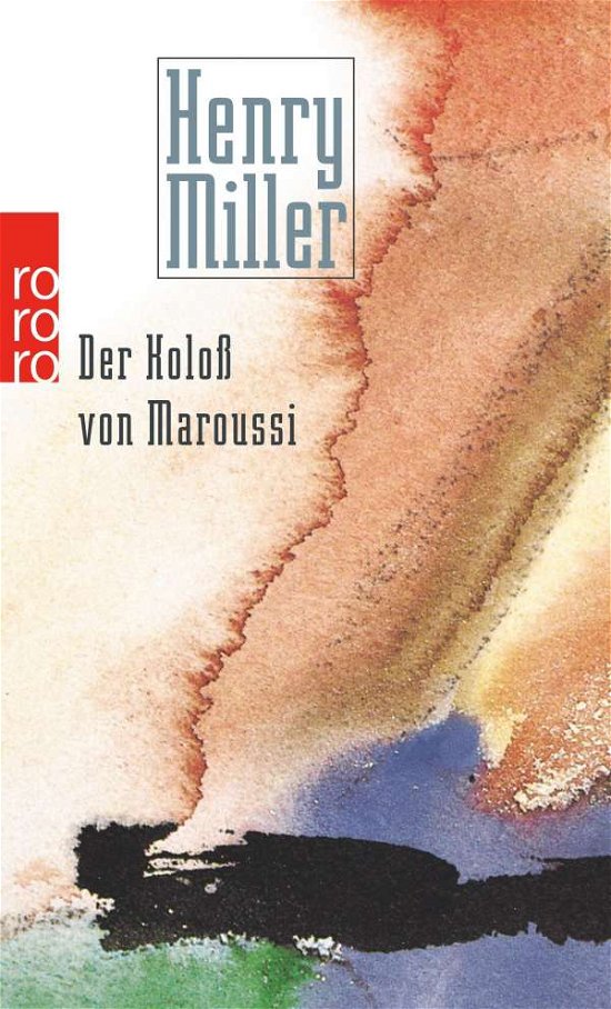 Cover for Henry Miller · Roro Tb.10758 Miller.koloß Von Maroussi (Bok)