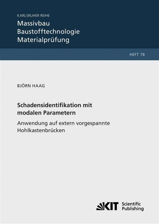 Cover for Haag · Schadensidentifikation mit modalen (Buch)