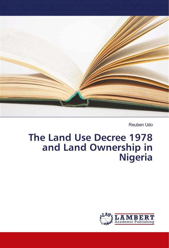 Cover for Udo · The Land Use Decree 1978 and Land O (Book)