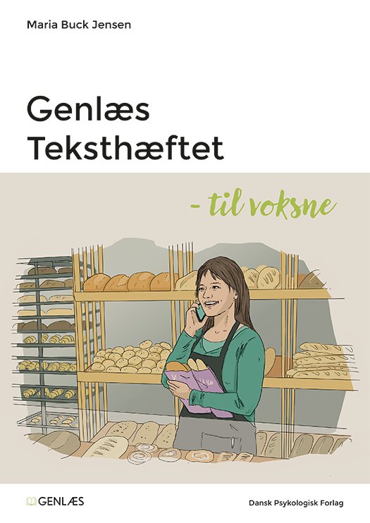 Cover for Maria Buck Jensen · Genlæs - Teksthæftet til voksne (Taschenbuch) [1. Ausgabe] (2023)