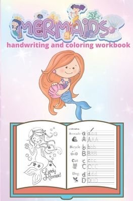 Cover for Zak's Learning · Mermaid Handwriting and Coloring Workbook (Pocketbok) (2020)