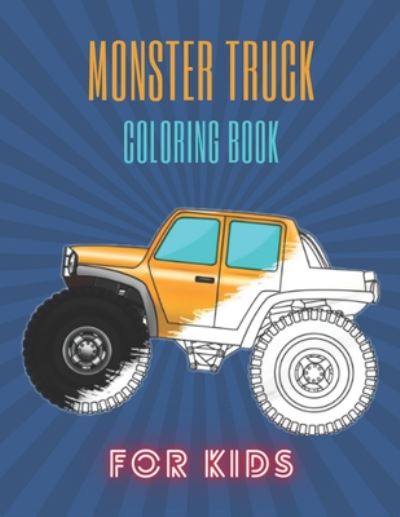 Cover for Karim El Ouaziry · Monster Truck Coloring Book (Paperback Book) (2020)