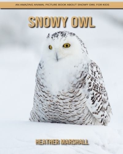 Cover for Heather Marshall · Snowy Owl: An Amazing Animal Picture Book about Snowy Owl for Kids (Paperback Book) (2021)