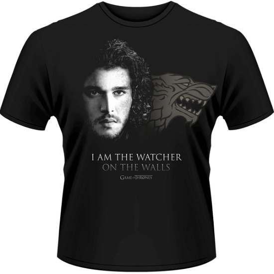 Cover for Game of Thrones · Watcher on the Walls (T-shirt) [size S] [Black edition] (2015)