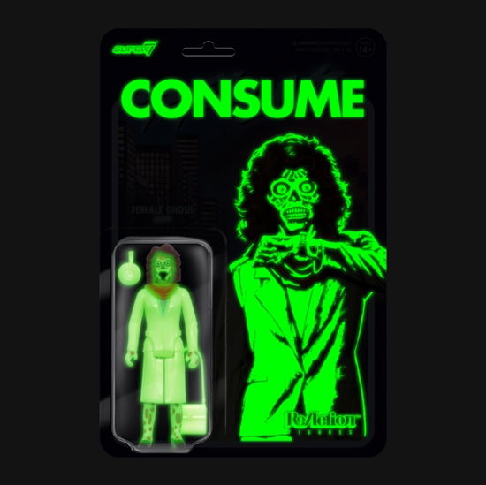 They Live Reaction Wave 2 - Female Ghoul (Glow) - They Live Reaction Wave 2 - Female Ghoul (Glow) - Merchandise - SUPER 7 - 0840049825581 - 22 november 2022