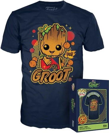 GROOT SHORTS - Groots - T-Shirt POP - Funko - Merchandise - Funko - 0889698703581 - 