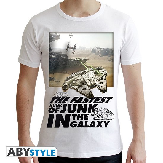 Cover for Abystyle · Star Wars - Tshirt Falcon Graphic Man Ss White - N (N/A) [size L] (2019)