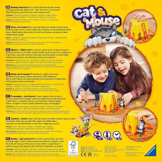 Ravensburger Katzen- und Maus-Brettspiele für Kind - Ravensburger - Gadżety - Ravensburger - 4005556245581 - 8 lutego 2024