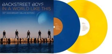 Cover for Backstreet Boys · In a World Like This (10th Anniversay) (LP) [Blue &amp; Yellow edition] (2023)