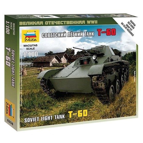 Cover for Zvezda · T-60 Soviet Light Tank (Leketøy)