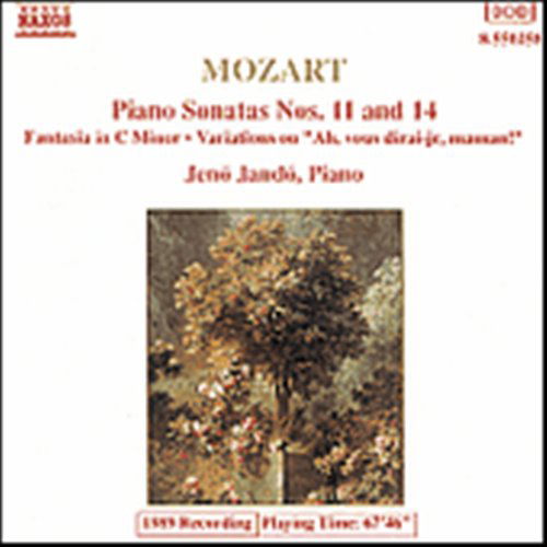 MOZART: Piano Sonatas 11&14 - Jenö Jando - Muziek - Naxos - 4891030502581 - 21 maart 1991