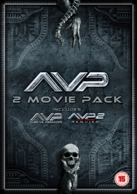 Cover for Alien vs Predator Duopack · AVP Aliens vs Predator / AVP 2 Aliens vs Predator Requiem (DVD) (2012)