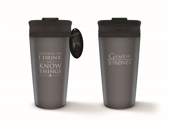 Game Of Thrones: I Drink And I Know Things Travel - Pyramid International - Merchandise - Pyramid Posters - 5050574253581 - October 28, 2020