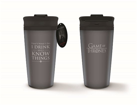 Game Of Thrones: I Drink And I Know Things Travel - Pyramid International - Merchandise - Pyramid Posters - 5050574253581 - 28. oktober 2020