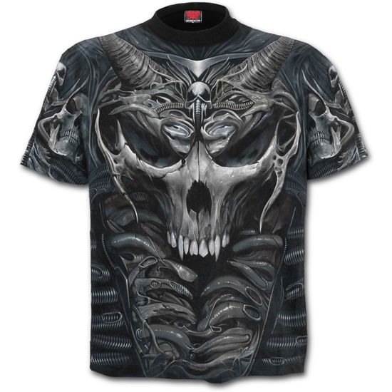 Cover for Spiral · Spiral: Skull Armour - Allover Black (T-Shirt Unisex Tg Xl) (N/A)