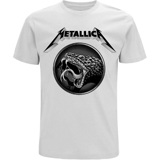 Metallica Unisex T-Shirt: Black Album Poster - Metallica - Koopwaar -  - 5056187761581 - 