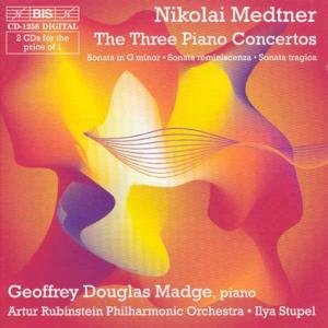 Three Piano Concertos - N.K. Medtner - Music - BIS - 7318590012581 - July 16, 2001