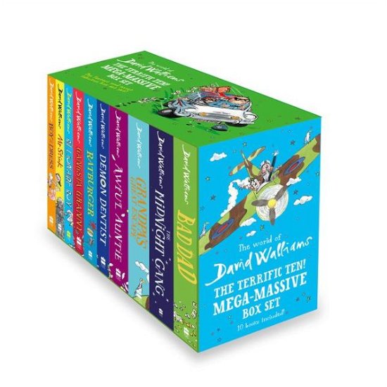 The Terrific Ten: Mega-Massive Box Set - David Walliams - Bøker - HarperCollins Publishers - 9780008363581 - 11. juli 2019