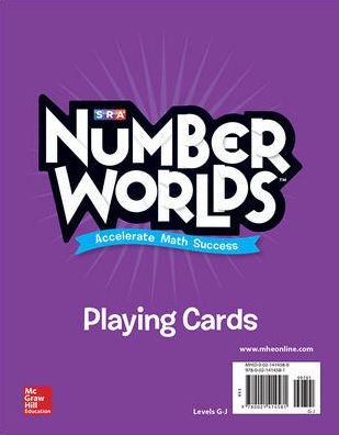 Number Worlds Levels G-J Playing Cards - Griffin - Bøger - McGraw-Hill Education - 9780021414581 - 18. november 2013